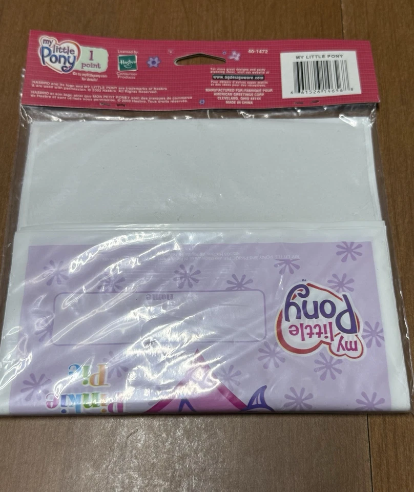 x2 NUEVAS Bolsas de Botín My Little Pony 2003 16 Bolsas de Fiesta Total Cumpleaños Hasbro LINDAS Foto 3 de 4