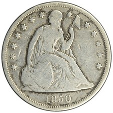 DOLLAR LIBERTY ASSIS 1850 ~ BEL ÉTAT GRAS !