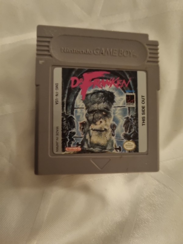 DR. FRANKEN [GENUINE] Nintendo Game Boy Video Game Cartridge
