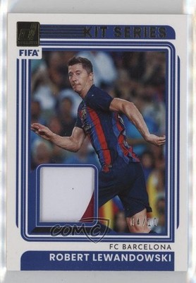 2022-23 Panini Donruss Kit Series Gold 4/10 Robert Lewandowski #KS-RL nd3