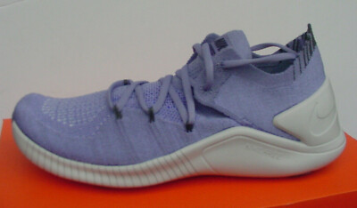 NIB Nike Women's Sz 7-10 Shoes Purple Gray Free TR Flyknit 3 Violet 942887-500