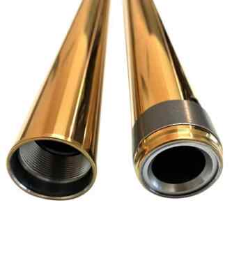 Pro One Gold  41mm Fork Tubes 20.25in L Harley Softail Deluxe 05-17