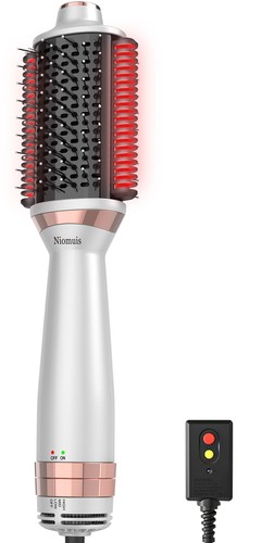 Cepillo secador de pelo Niomuis 4 en 1 cepillo de aire caliente para todo tipo de cabello apto para viajes - Imagen 14 de 14
