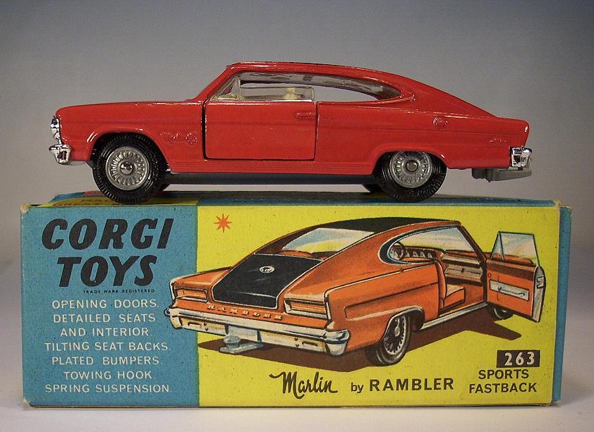 ANCIENNE VOITURE CORGI Toys FORD MUSTANG FASTBACK 2+2 No Dinky EUR 10