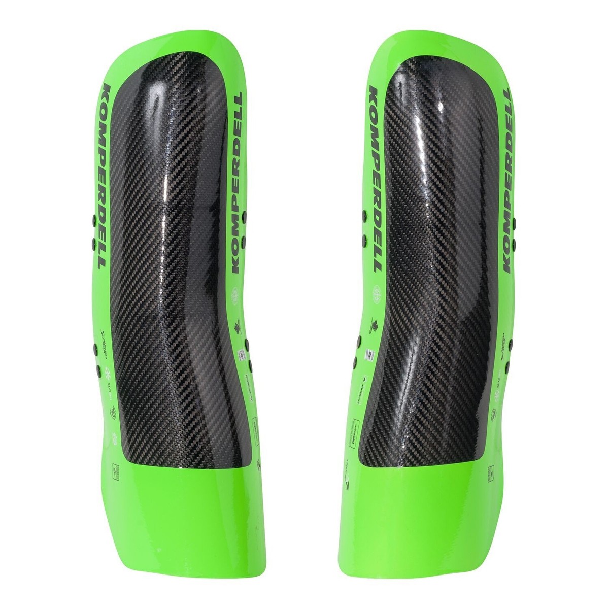 Komperdell CARBON Shin Guards WORLD CUP Slalmom Ski Race SL