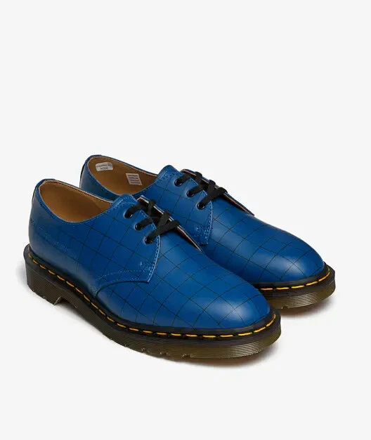 Dr. Martens x Undercover 1461 UC Check Smooth in Blue 27999400 