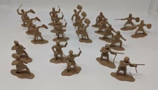 Vintage Plastic Conquistadors Toy Soldiers Spanish Lot of 21  Reamsa? 3 in