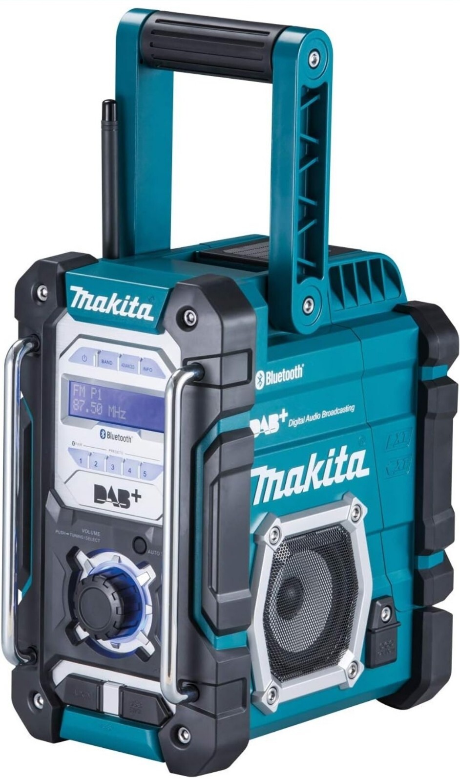 Makita DMR 112 radio da cantiere DAB/DAB+, agli ioni di litio, con Bluetooth