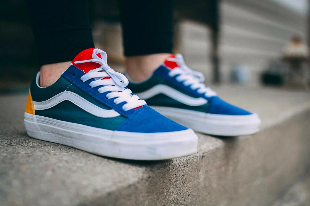 New vans top green yellow red