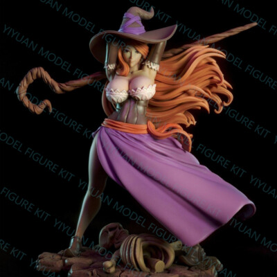 1/24 Scale Torrida Sorceress Unassembled Uncolored 3D Printed Resin Model Toy GK