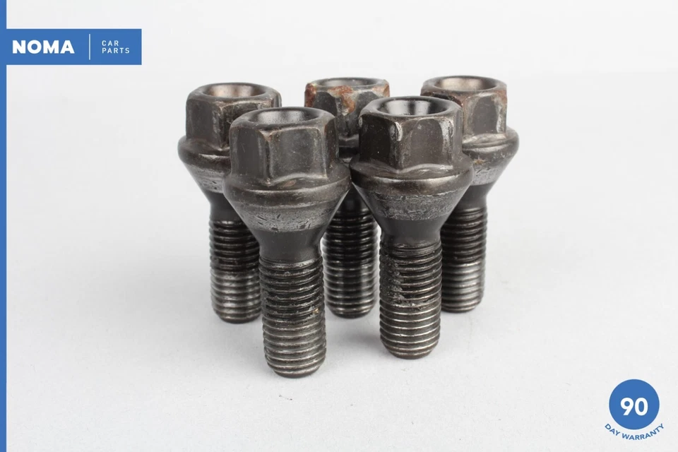 08-10 Juego de 5 pernos de llanta de rueda BMW 535i E60 E85 E86 E87 E46 E39 6781150 OEM Foto 4 de 4