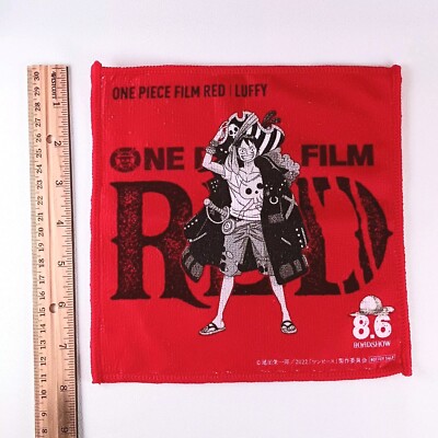 『ONE PIECE FILM RED』×ほっともっと オリジナルハンドタオル Luffy One Piece Film Red × Hotto Motto Original Hand Towel