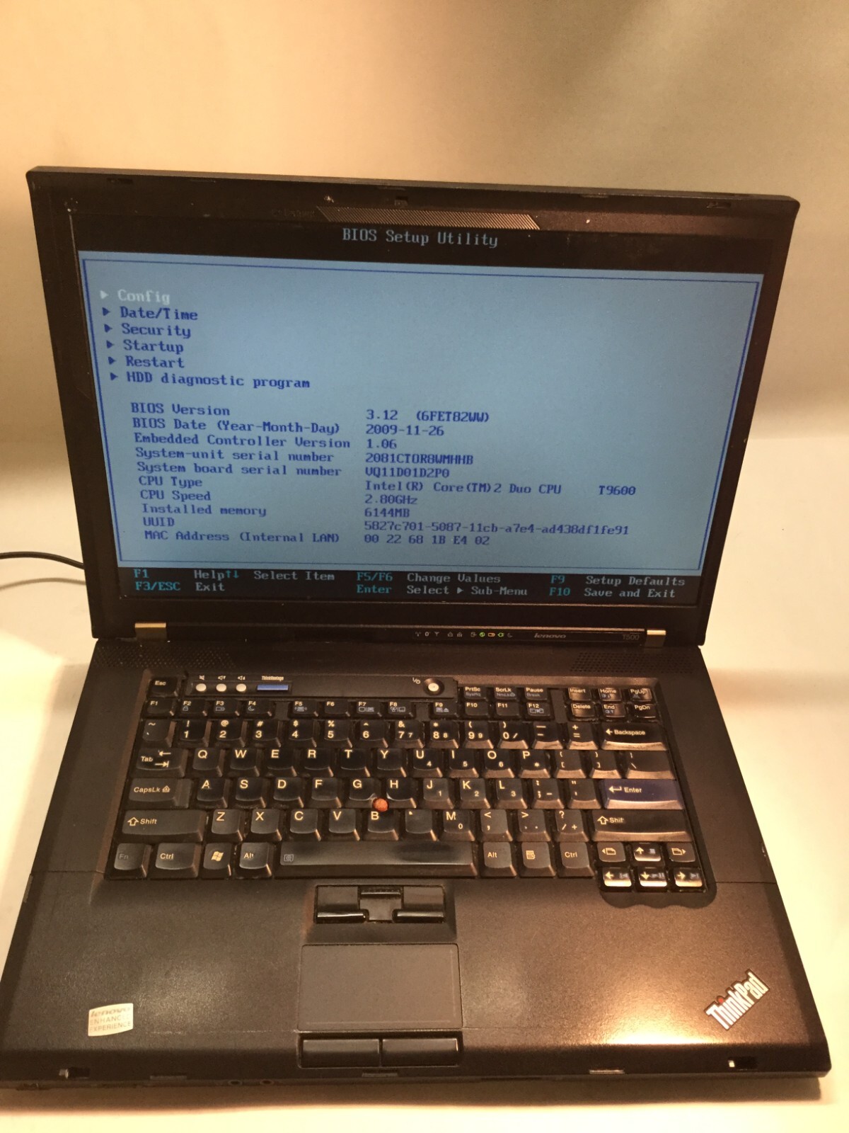 Lenovo ThinkPad T500 14