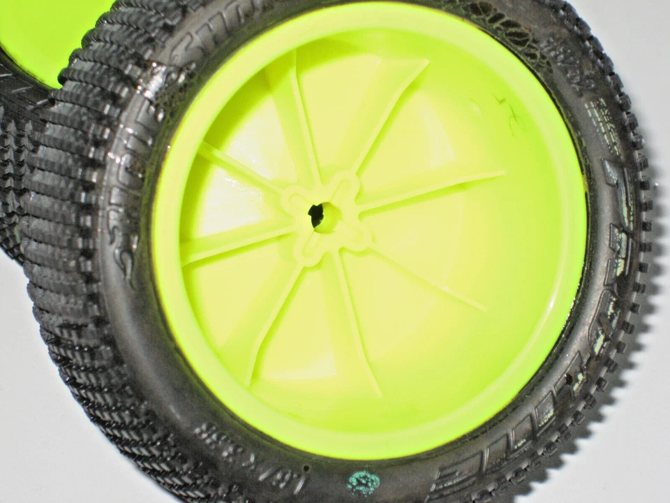 Associated RC10 B4/B44 9689 Felgen Reifen Pro-Line HoleShot 8282 Buggy Vintage - Bild 3 von 3