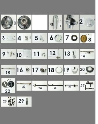 Vintage 1940 SINGER Model 15-91 Sewing Machine Parts