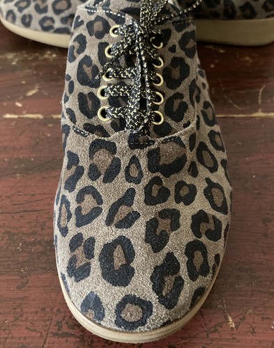Anniel Scarpine da Balletto Italiane Brown Leopard Animal Print Oxfords EUR 37 - Picture 11 of 12