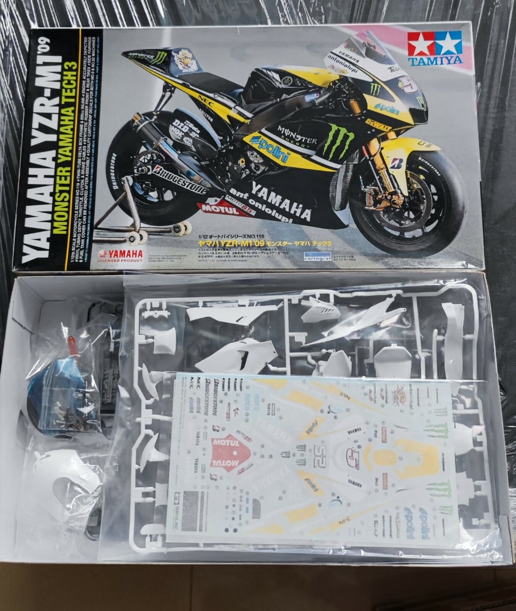 Tamiya 14119 1/12 YAMAHA YZR-M1 '09 MONSTER YAMAHA TECH 3 | eBay