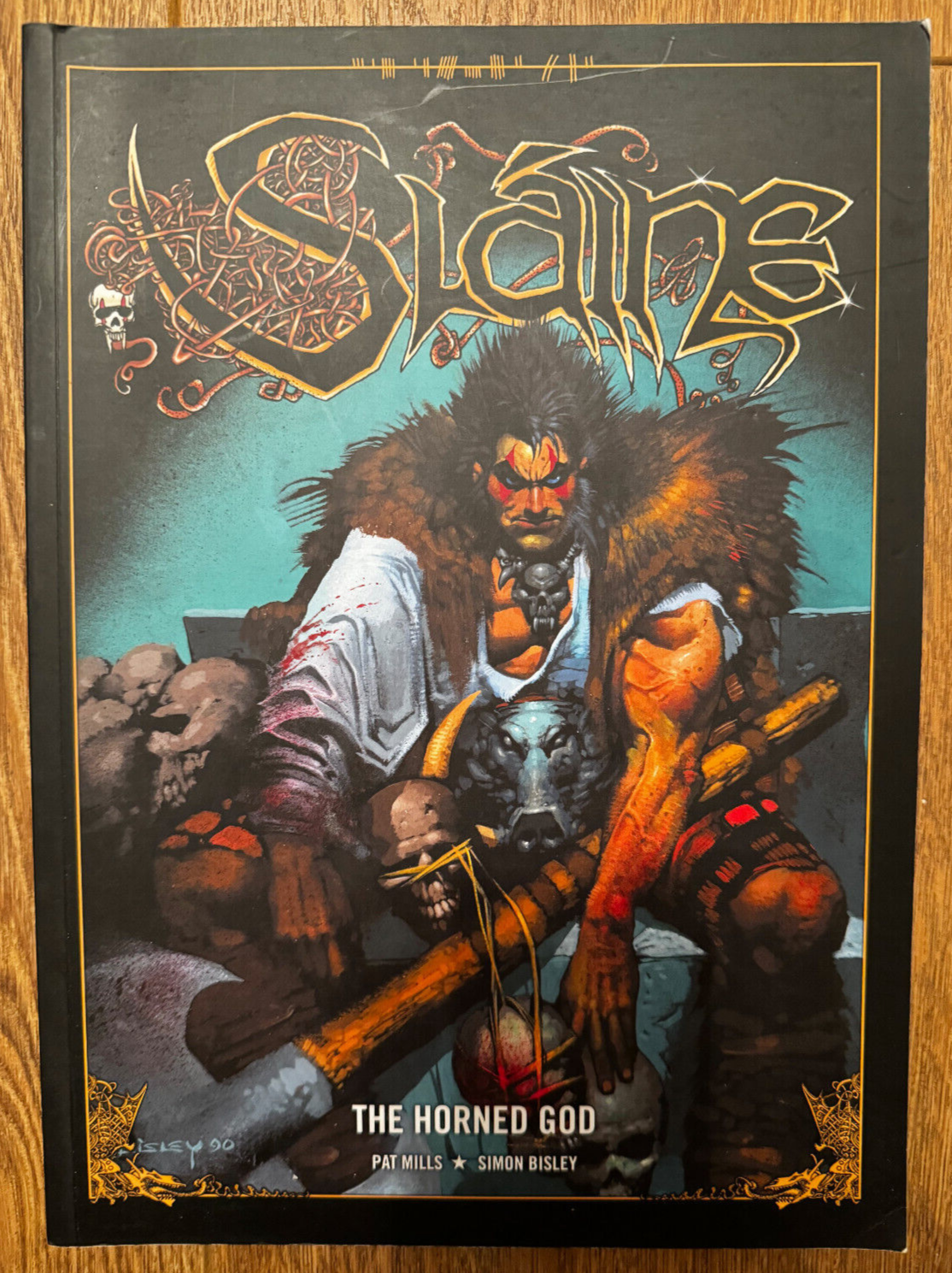 2000AD Slaine Horned God Paperback TPB Graphic Novel Pat Mills Simon Bisley