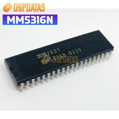 2PCS New MM5316N Digital Alarm Clock DIP-40 - Picture 1 of 2
