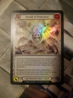 Herald Of Protection FOIL Blue - Flesh And Blood TCG FaB Card - MON016 Unlimited
