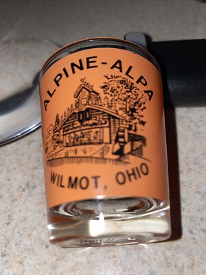 Alpine-Alpa Wilmot Ohio Shot Glass 2.25'' Tall