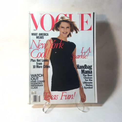 Vogue February 1998 American Stella Tennant Vintage