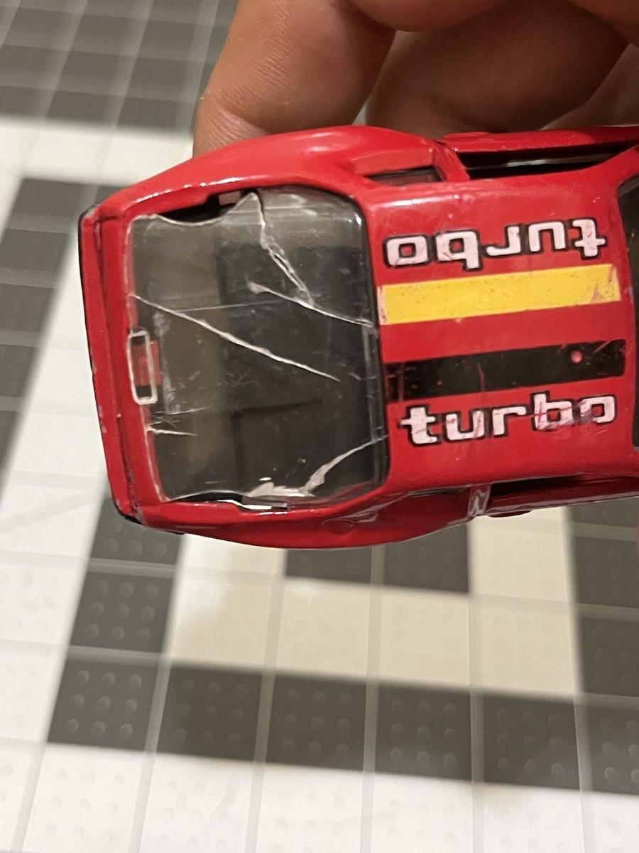 YATMING 8307 PORSCHE TURBO 944 IN RED 1:43 Pullback Vintage Hong