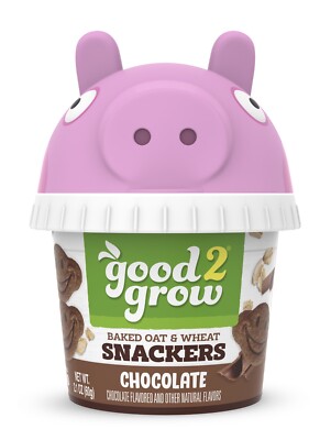 Nick Jr  Peppa Pig Good2Grow Snackers Chocolate Birthday Gift Reusable Travel