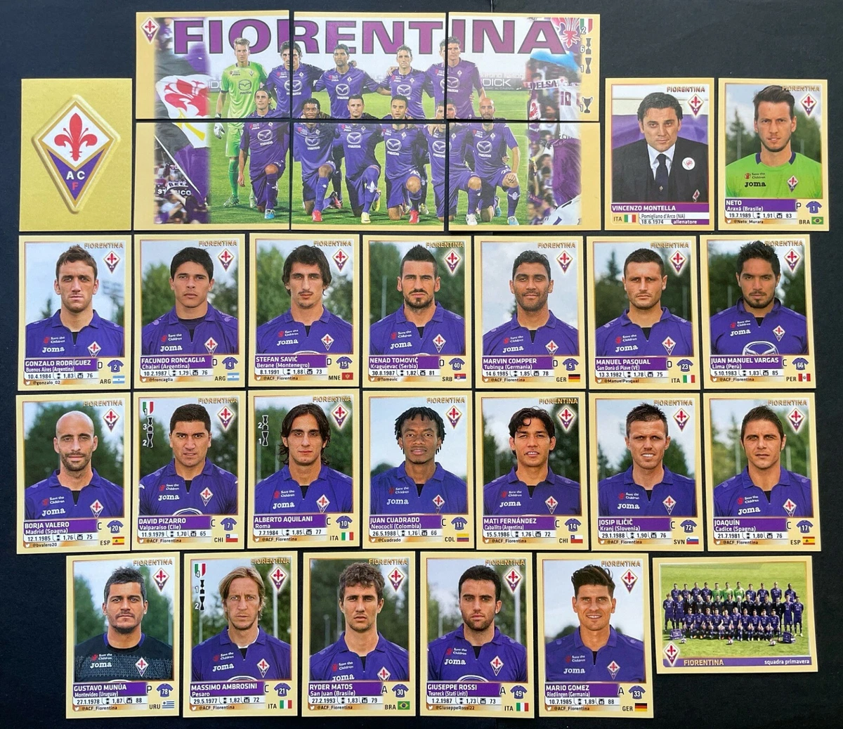 Album De Figurines De Foot Panini 2013 2014 14 Set Complet Mises À Jour Full V1
