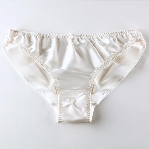 Womens Daliy Underwear Cheeky Shiny Satin Panties Silk Panties Briefs Bikinis - Picture 12 of 40