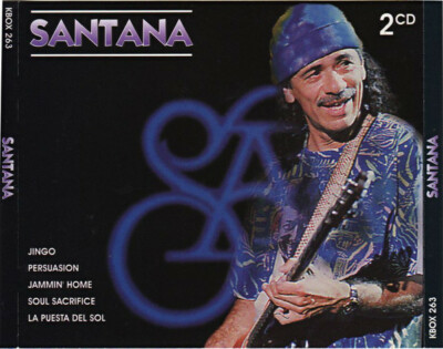 (27) Santana   ''Santana''- Rare German Fatcase 2CD 1997- K-Box Records   Sealed