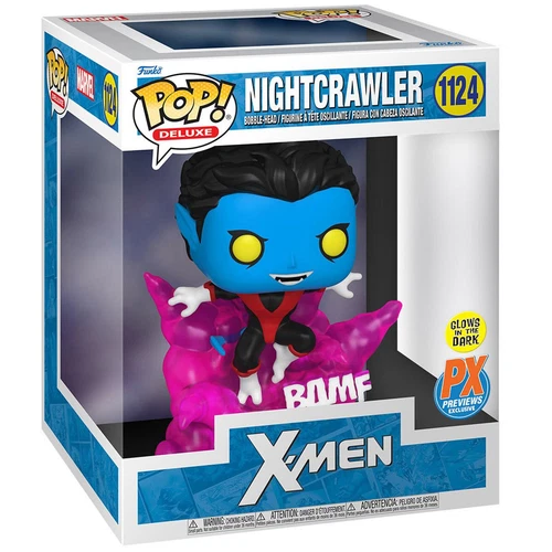 Funko POP! X-Men Teleporting Nightcrawler #1124 GITD Deluxe Exclusive