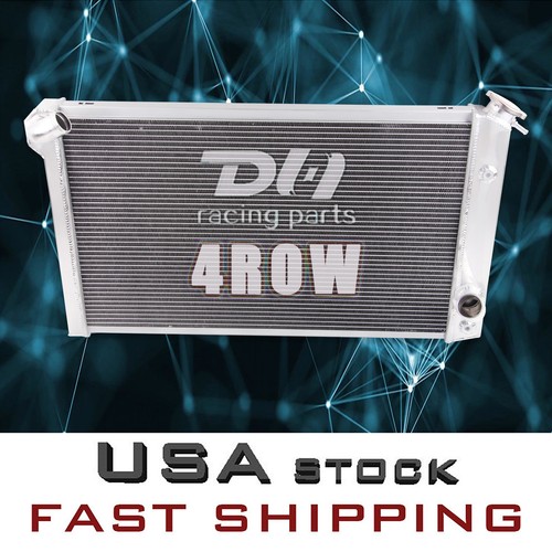 4Row Aluminum Radiator For 1973-1976 94 95 Chevrolet Corvette 5.7/7.4L V8 Engine - Foto 2 di 12