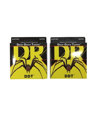 DR Guitar Strings Electric 2 Sets DDT Drop Down Tuning 10-46