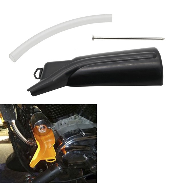 Black DripFree Oil Filter Funnel Set Oil Change Tool for Harley