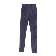 Polo Ralph Lauren Womens Lambs Suede Riding Pants Navy Size XS 4354