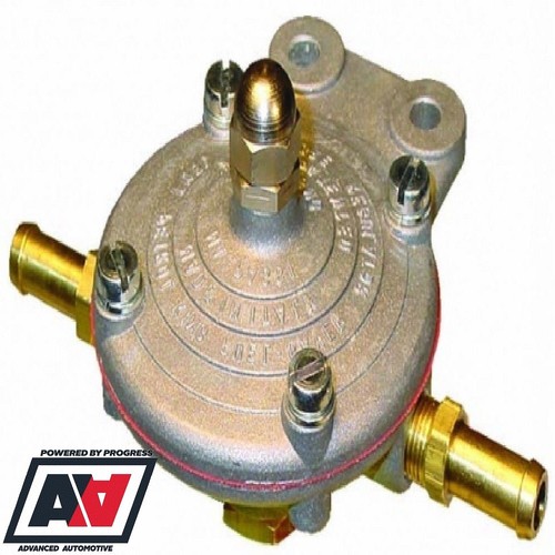 PETROL KING FUEL PRESSURE REGULATOR FOR CARBS 1.5 To 5 PSI WITH 8mm