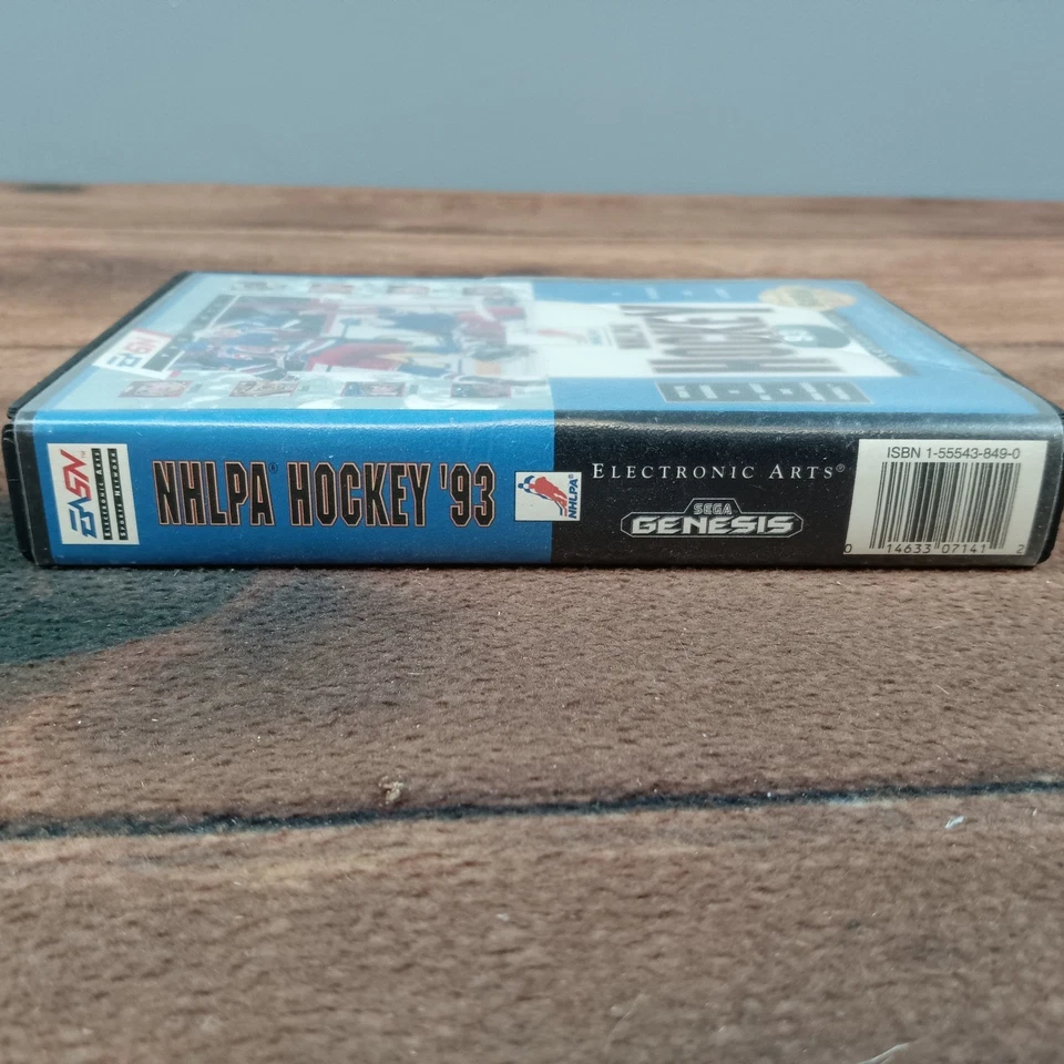 NHLPA Hockey 93 Sega Genesis EA Sports 16 Bit Cartridge and Case Complete - Image 3 of 4