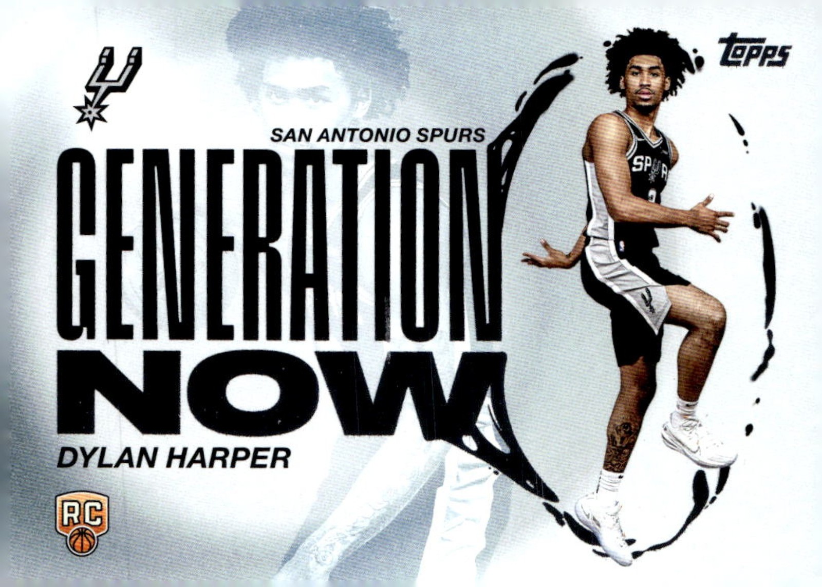 DYLAN HARPER 2025-26 TOPPS GENERATION NOW RC SPURS QZ