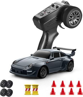 Mini RC Drift Car with Gyro, 1:43 4WD Full Proportional RC Cars, 18KM/H High Spe