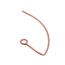 60 Pcs 30X15mm Earring Finding Copper Plated EarWire Components