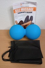 BILLION FITNESS Peanut Massage Ball - Double Lacrosse Massage Ball  Mobility...
