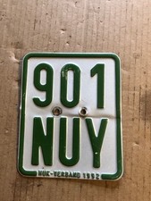Altes Mofa Moped Nummernschild Kennzeichen von 1992