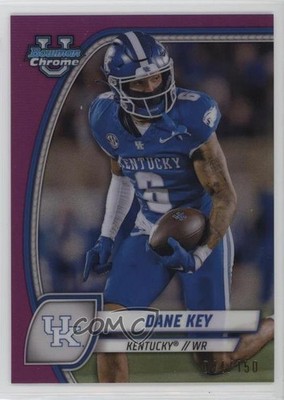 2024 Bowman U Chrome Fuchsia Refractor 44/150 Dane Key #50 n0c