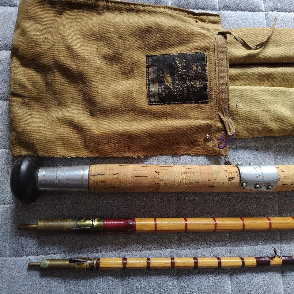 Caña de pescar con mosca de bambú Hardy The GoldMedal 15f Foto 2 de 4