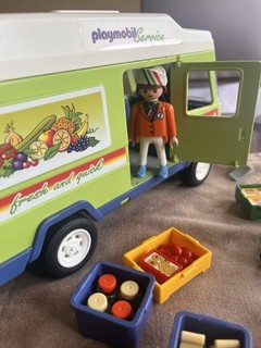 Vintage RARE Playmobil Grocery Delivery Van 3204 Toys Dollhouse