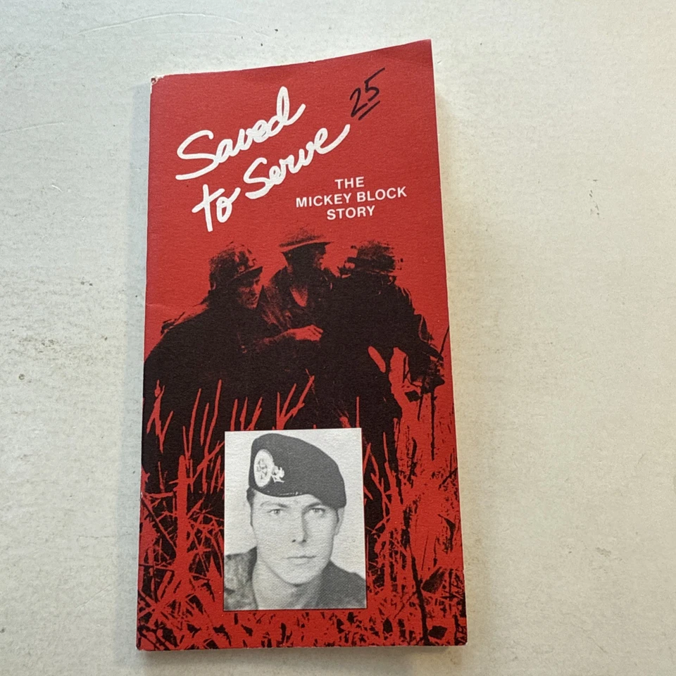 Mickey Block story Vintage Christian Testimony Vietnam War Veteran Bible tract - Image 2 of 4