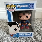 Funko Pop! Superman #07 Vinyl Figure Vaulted Original Large Lettering Rare 2010