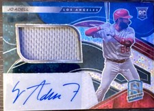 2021 Panini Spectra Jo Adell Rookie Jersey Auto Neon Pink Prizm /49 #138 Angels