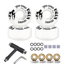 Skateboard Wheels 52mm 95A with Tool Set, Skateboard Bearings,Skateboard Tool...